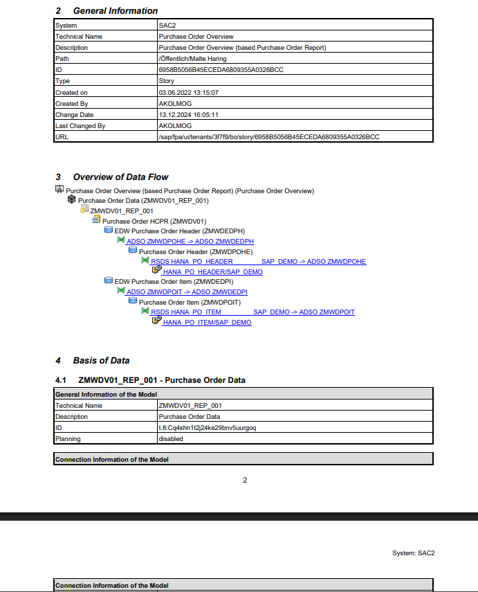 Automatisierte SAP Dokumentation