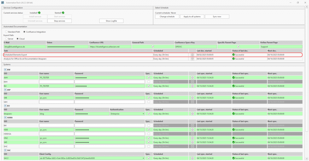 Automatisierte SAP Dokumentation